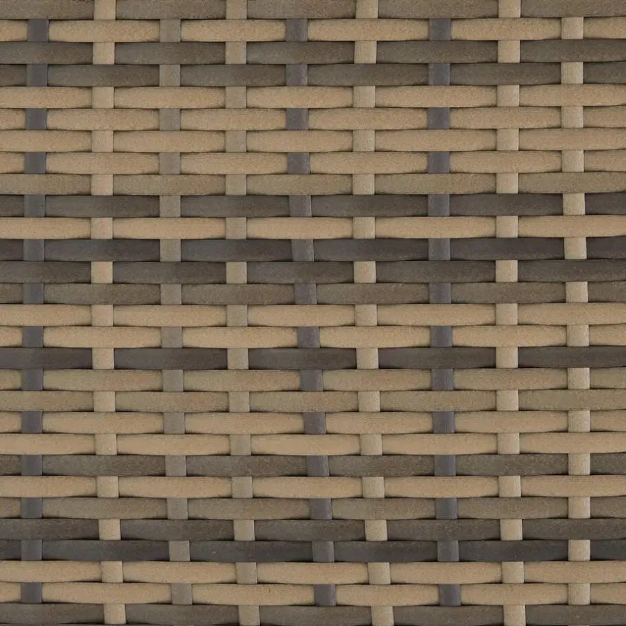 tectake - tuinset Malaga - wicker - natuurkleur