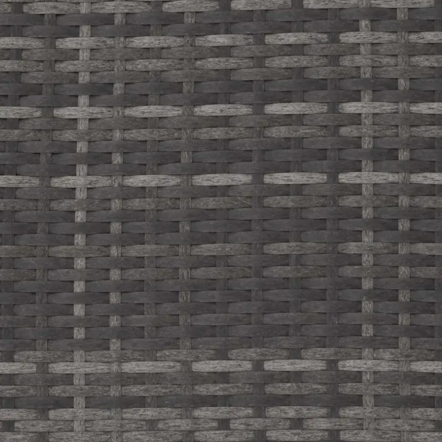 Tuinsets-tectake - tuinset Malaga - wicker - grijs