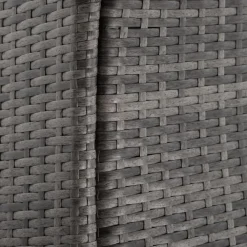 tectake - tuinset Porto 6 + 1 - wicker - grijs
