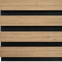tectake Akoestische panelen Sonic Wall houtlook, Eiken