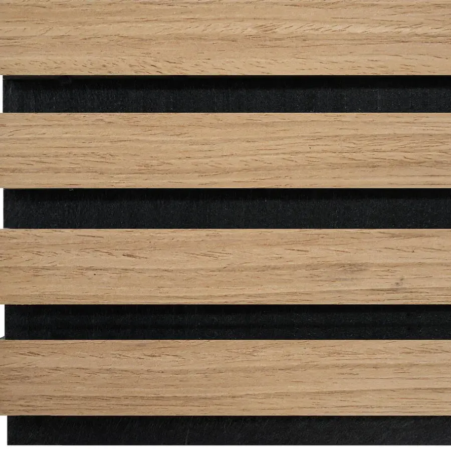 tectake Akoestische panelen Sonic Wall houtlook, Eiken