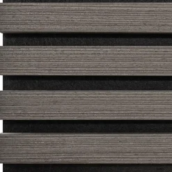 Wandpanelen-tectake Akoestische panelen Sonic Wall houtlook, Eiken Grijs
