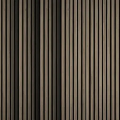 tectake Akoestische panelen Sonic Wall houtlook, Donker Eiken