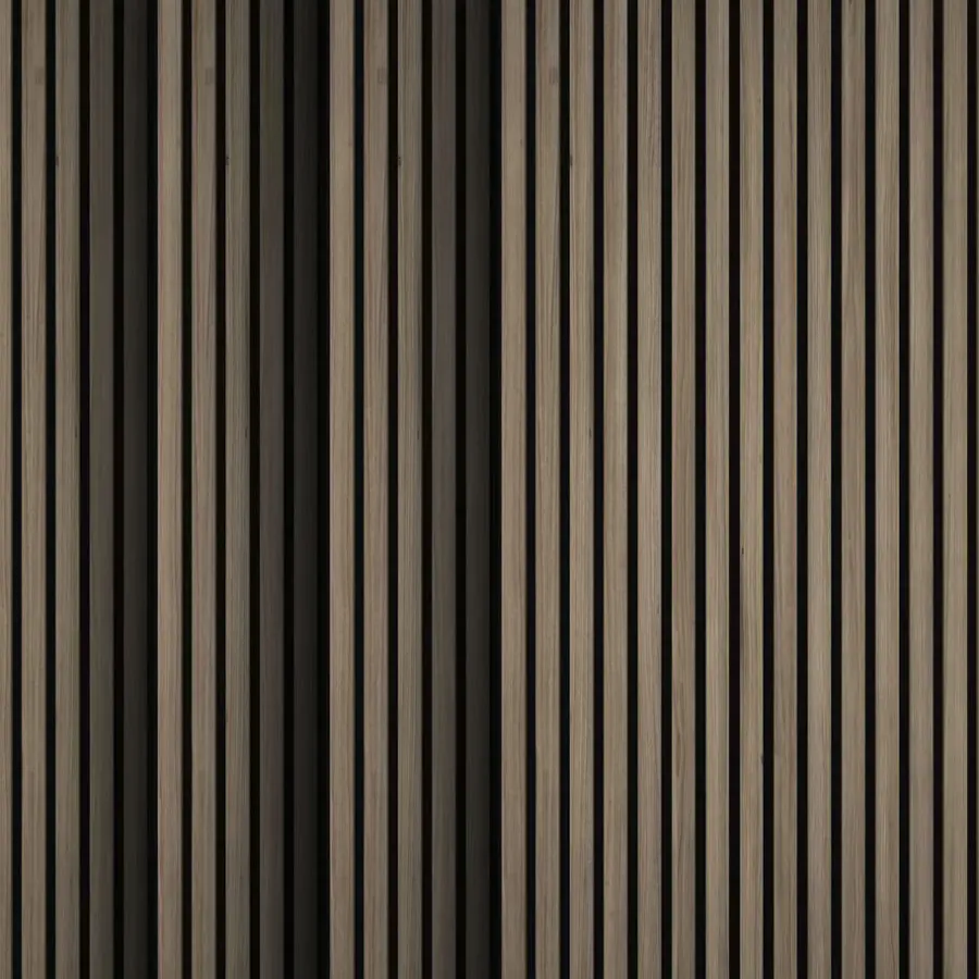 tectake Akoestische panelen Sonic Wall houtlook, Donker Eiken
