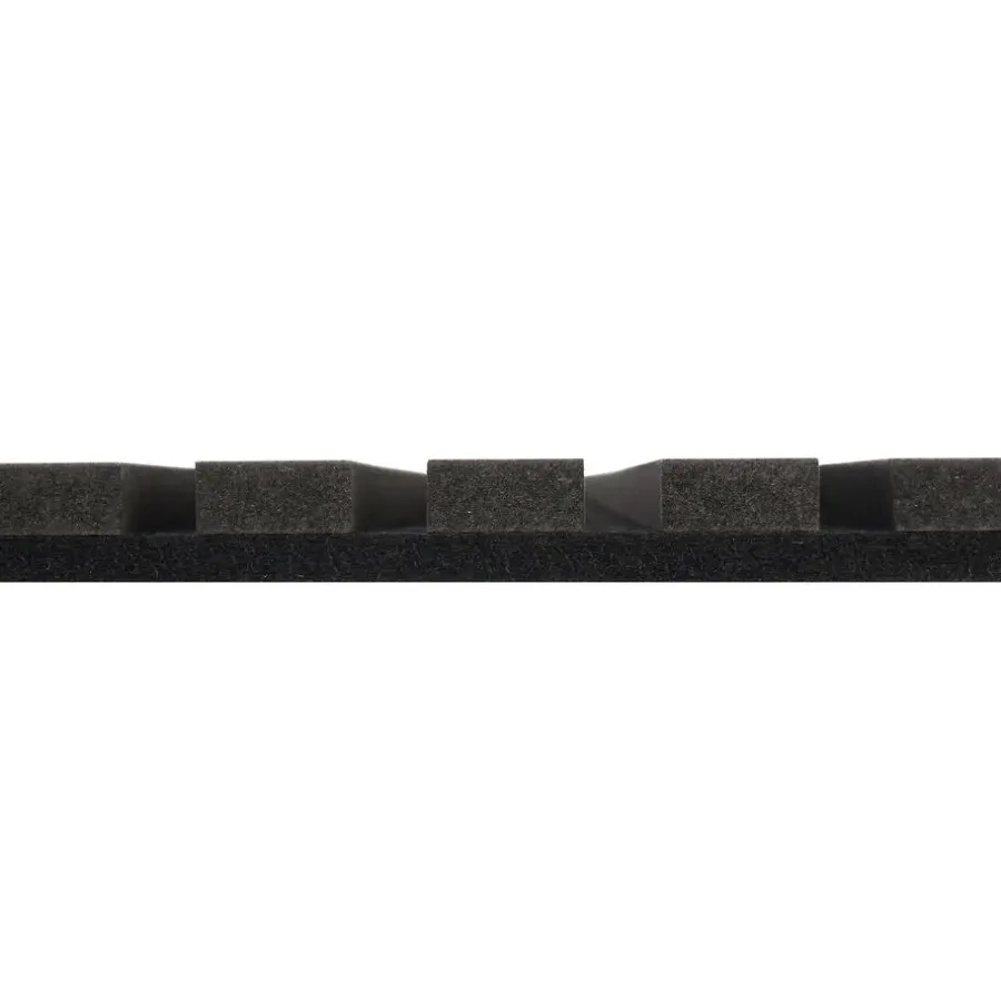 tectake Akoestische panelen Sonic Wall houtlook, Donker Eiken
