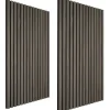 tectake Akoestische panelen Sonic Wall houtlook, Eiken Grijs