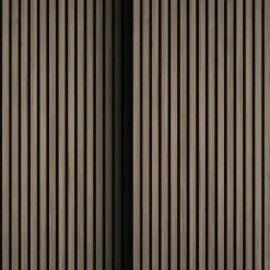 tectake Akoestische panelen Sonic Wall houtlook, Donker Eiken