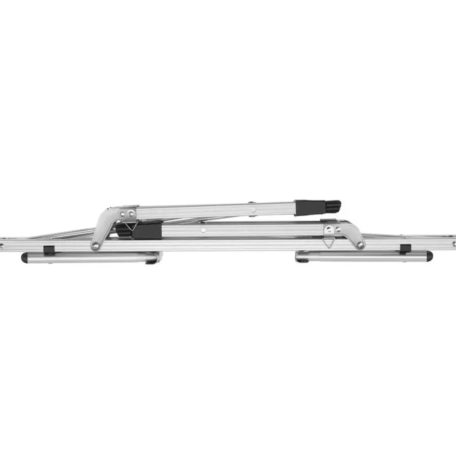Kamperen En Outdoor-tectake Aluminium campingtafel Tina opvrouwbaar in hoogte verstelbaar , Zilver