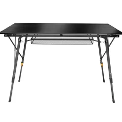 Kamperen En Outdoor-tectake Aluminium klaptafel Bastiaan in hoogte verstelbaar , Zwart