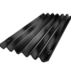 Kamperen En Outdoor-tectake Aluminium klaptafel Bastiaan in hoogte verstelbaar , Zwart