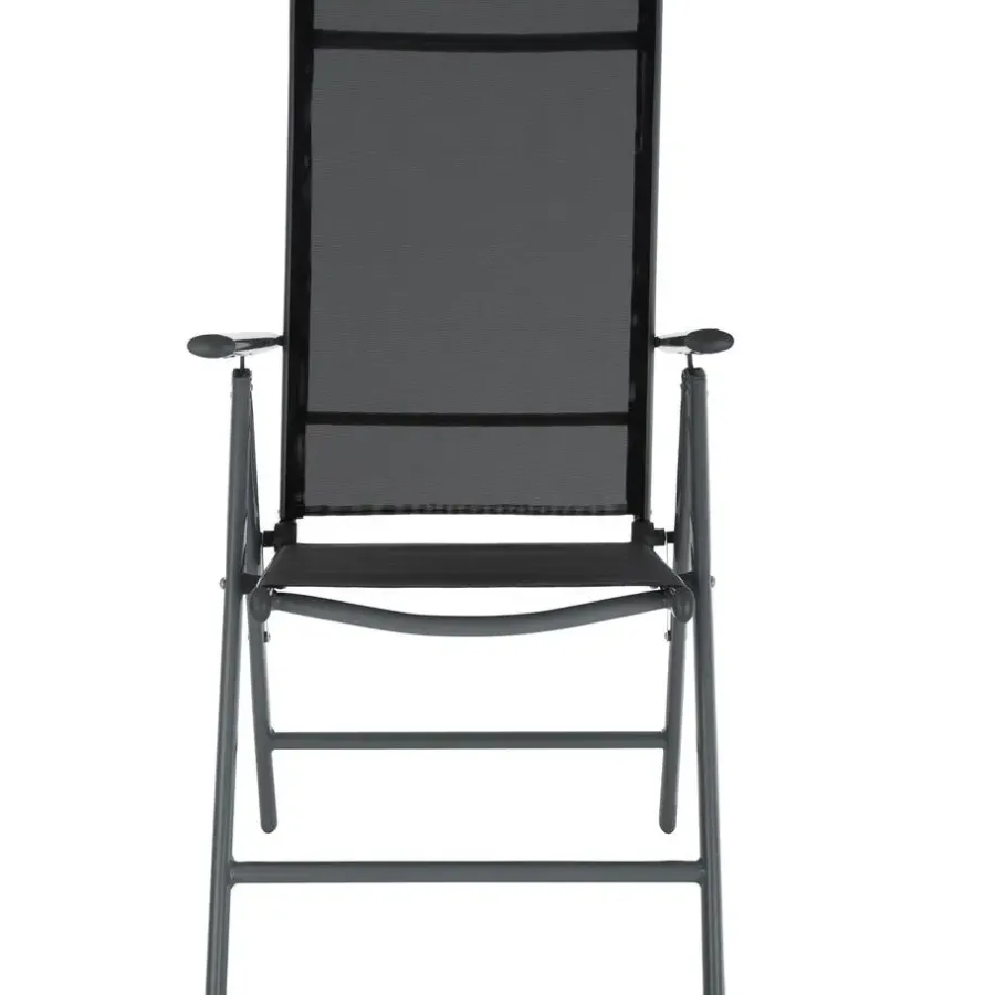 tectake Aluminium tuinset 8+1 - Antraciet