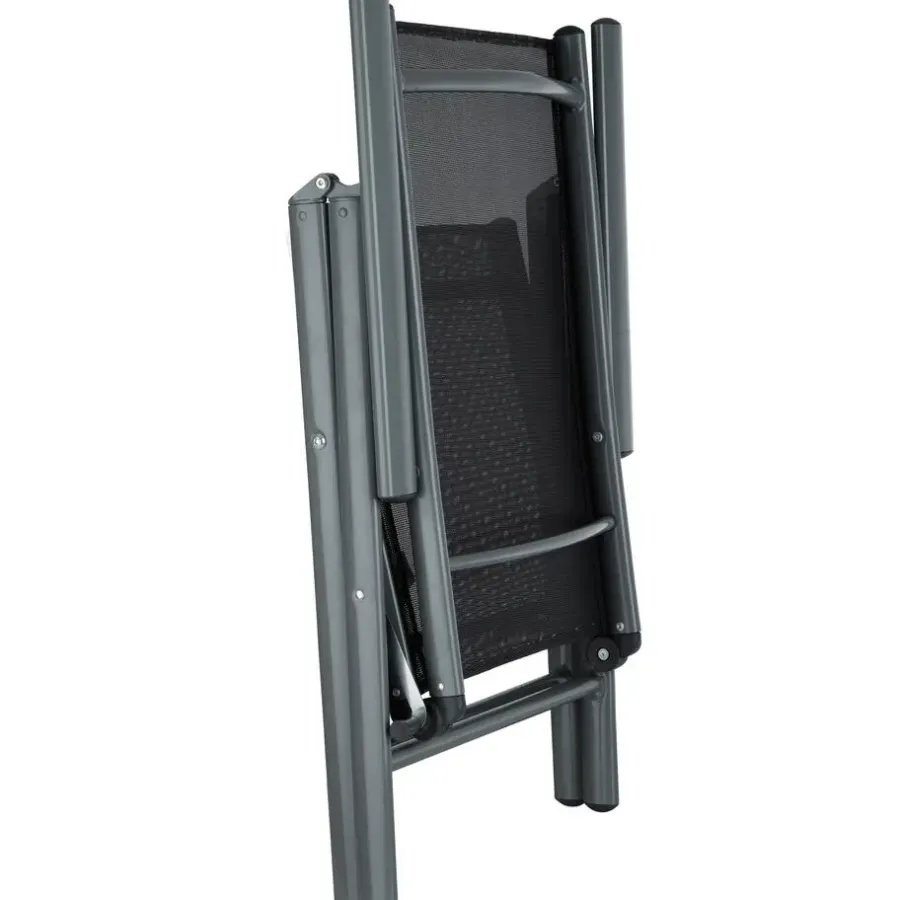 tectake Aluminium tuinset 8+1 - Antraciet