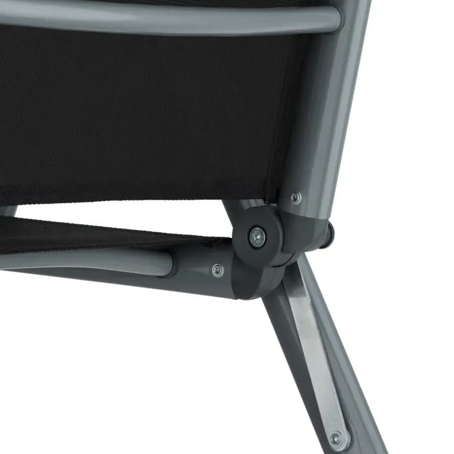tectake Aluminium tuinset 4+1 - Antraciet