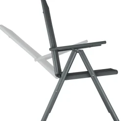 tectake Aluminium tuinset 6+1 - Antraciet