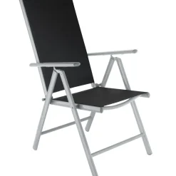 tectake Aluminium tuinset 4+1 - Zilver
