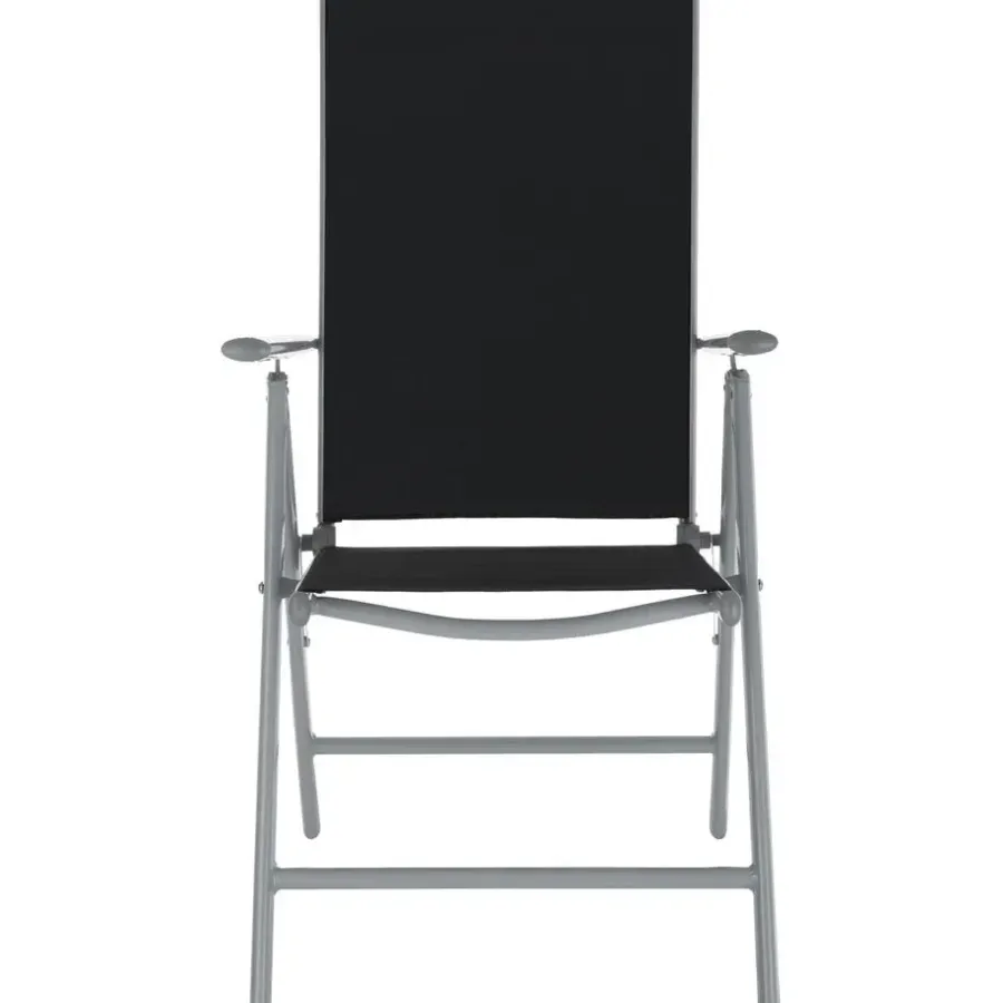 tectake Aluminium tuinset 4+1 - Zilver