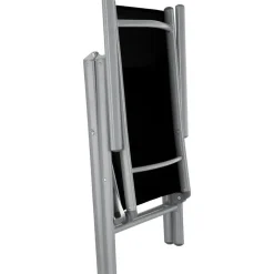 tectake Aluminium tuinset 4+1 - Zilver