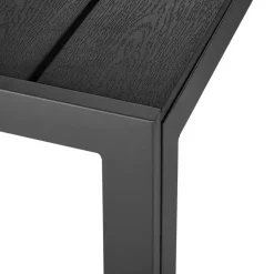 Tuintafels-tectake Aluminium tuintafel Maren met in hoogte verstelbare poten 90x90x74,5cm