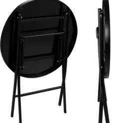 Bistro- & Balkonsets-tectake Balkonset Düsseldorf 2+1, Zwart