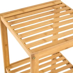 tectake Bambus rek 5 etages 33x33x141cm, Bruin