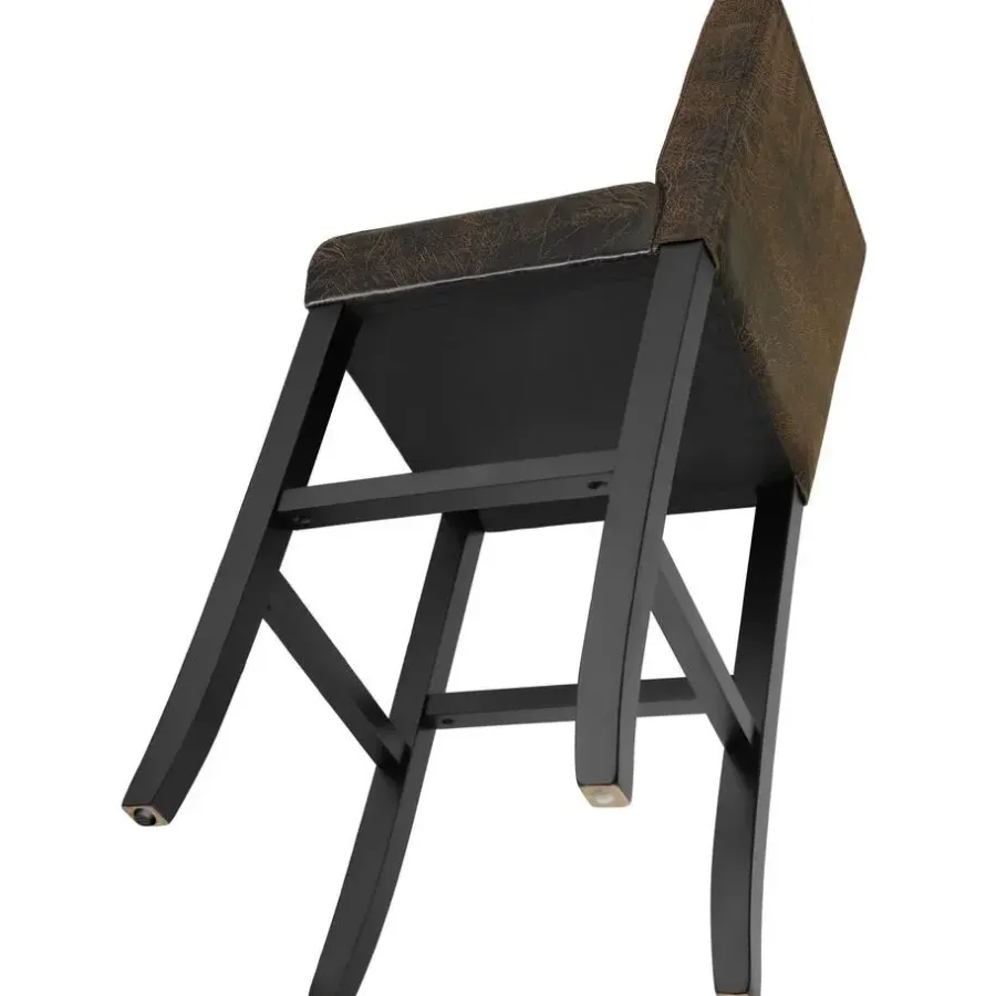 Barkrukken-tectake Barkruk van kunstleer, Oud Bruin
