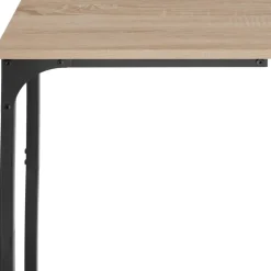 tectake Bijzettafel Erie 40x30x63cm, Industrieel Licht Hout, Eiken Sonoma