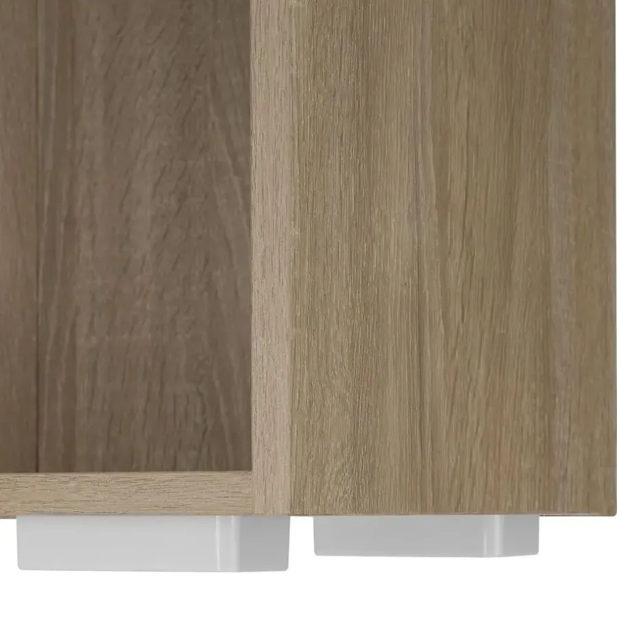 Boekenkasten|Boekenkasten-tectake Boekenrek Lexi 5 vakken 60x30x190cm, Licht Hout, Eiken Sonoma
