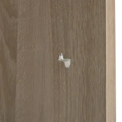 Boekenkasten|Boekenkasten-tectake Boekenrek Lexi 5 vakken 60x30x190cm, Licht Hout, Eiken Sonoma