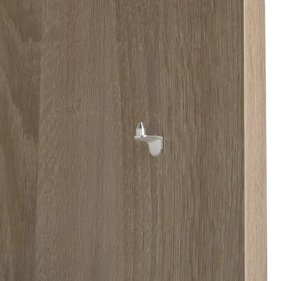 Boekenkasten|Boekenkasten-tectake Boekenrek Lexi 5 vakken 60x30x190cm, Licht Hout, Eiken Sonoma