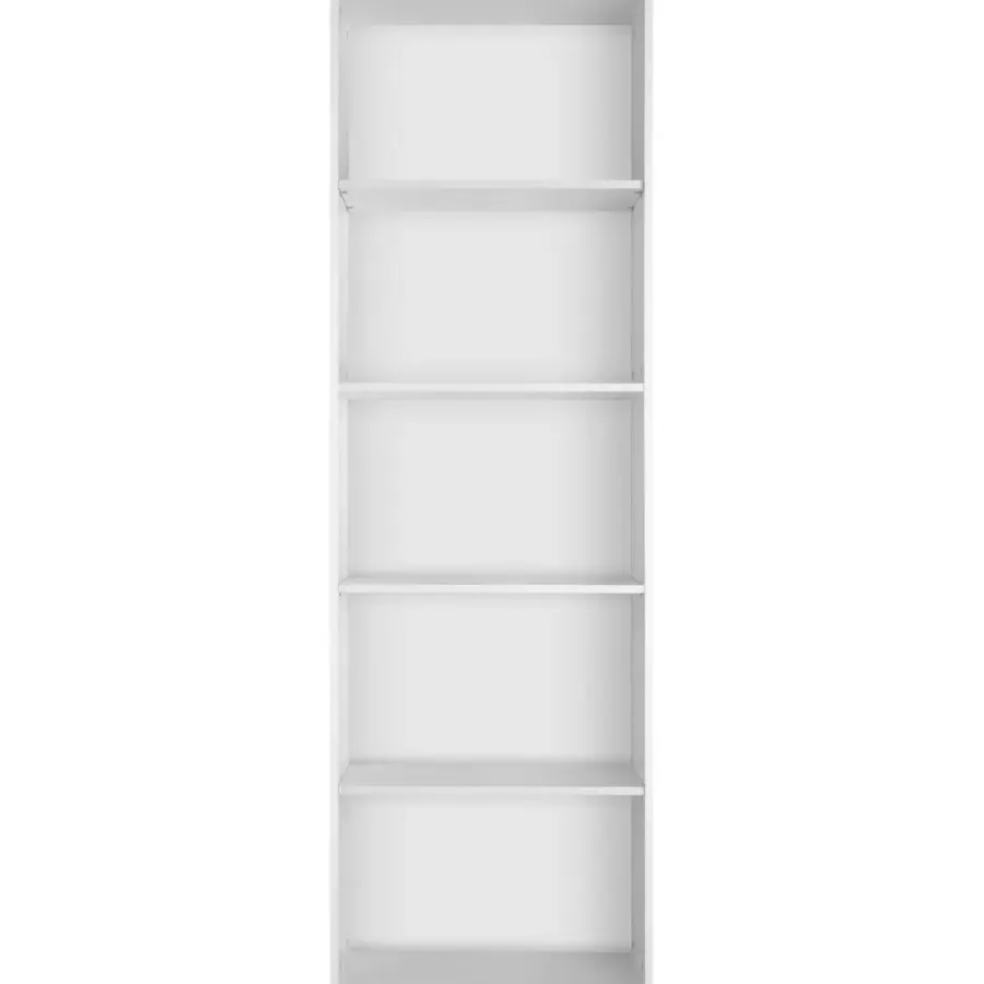 tectake Boekenrek Lexi 5 vakken 60x30x190cm, Wit