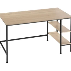 Bureaus-tectake Bureau Donegal 140x60x76,5cm, Industrieel Licht Hout, Eiken Sonoma