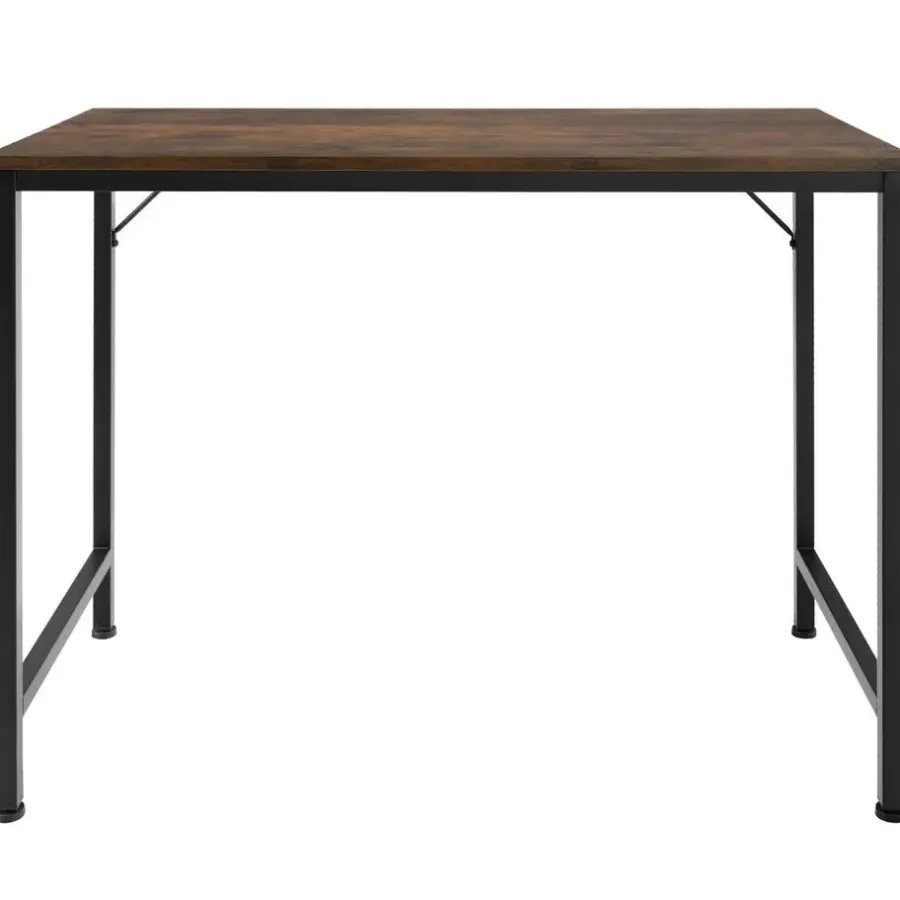 tectake Bureau Jenkins, Industrieel Hout Donker, Rustiek