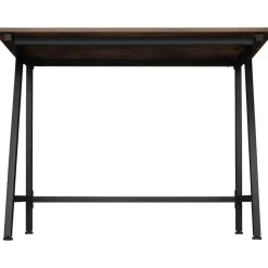 Bureaus-tectake Bureau Newton 100x50x77cm, Industrieel Hout Donker, Rustiek