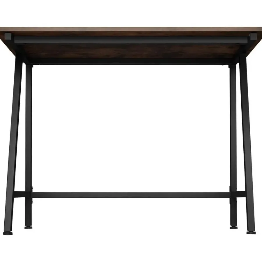 Bureaus-tectake Bureau Newton 100x50x77cm, Industrieel Hout Donker, Rustiek