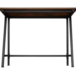 Bureaus-tectake Bureau Newton 100x50x77cm, Industrieel Hout Donker, Rustiek