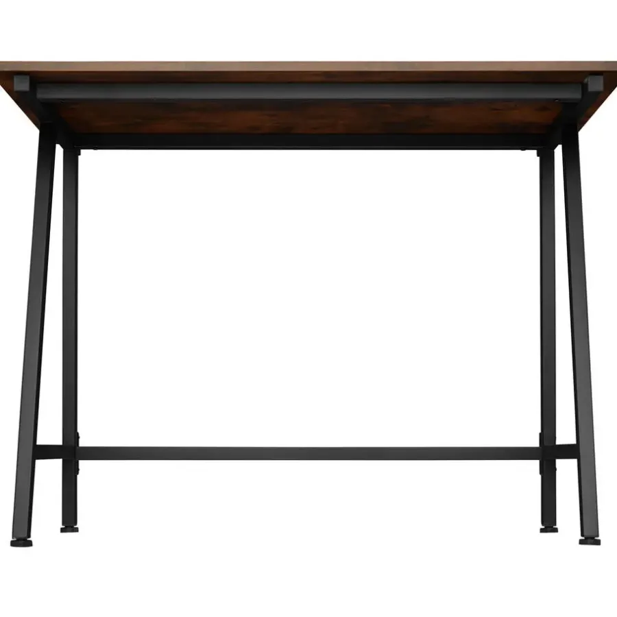 Bureaus-tectake Bureau Newton 100x50x77cm, Industrieel Hout Donker, Rustiek