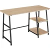 Bureaus-tectake Bureau Paisley 120x50x73,5cm, Industrieel Licht Hout, Eiken Sonoma