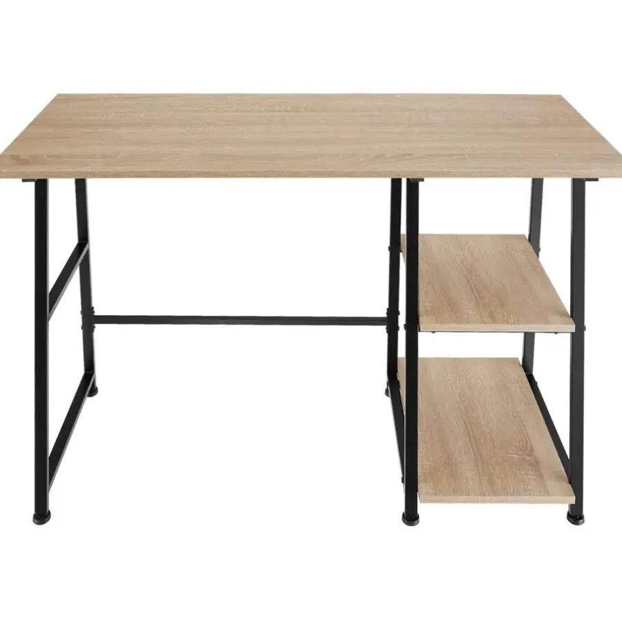 Bureaus-tectake Bureau Paisley 120x50x73,5cm, Industrieel Licht Hout, Eiken Sonoma