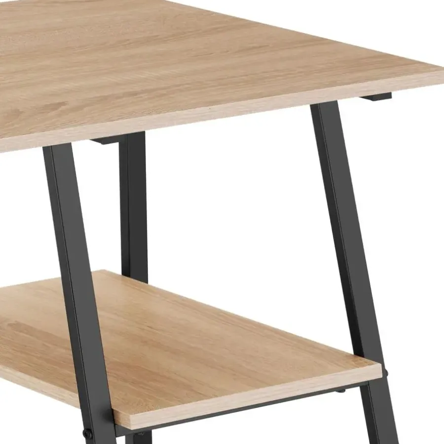 Bureaus-tectake Bureau Paisley 120x50x73,5cm, Industrieel Licht Hout, Eiken Sonoma