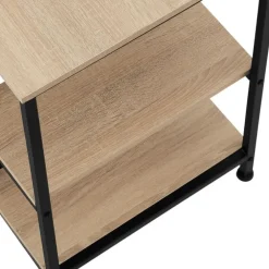Bureaus-tectake Bureau Stoke 137x55x75cm, Industrieel Licht Hout, Eiken Sonoma