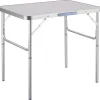 tectake Campingtafel opvouwbaar van aluminium 75x55x68cm, Grijs