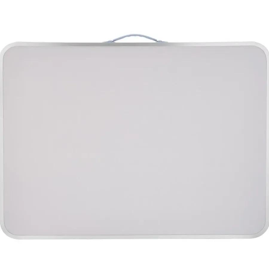 tectake Campingtafel opvouwbaar van aluminium 75x55x68cm, Grijs