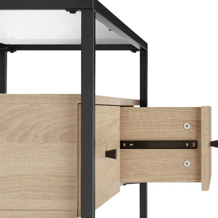 tectake Consoletafel Reading 101,5x41,5x80,5cm