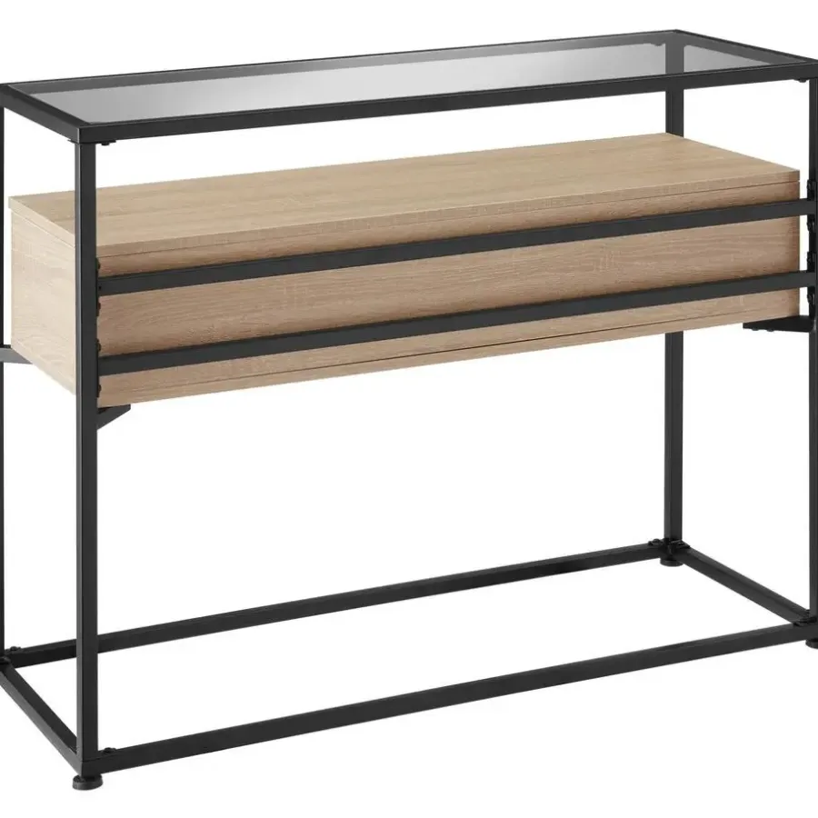 tectake Consoletafel Reading 101,5x41,5x80,5cm