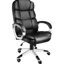 Bureaustoelen|Bureaustoelen-tectake Directiebureaustoel Jonas, Zwart