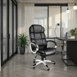 Bureaustoelen|Bureaustoelen-tectake Directiebureaustoel Jonas, Zwart