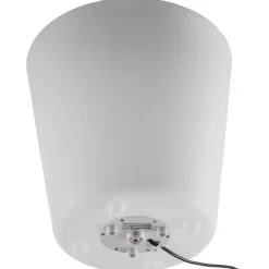 Staande Lampen-tectake Flessenkoeler Luminous Curve Cooler, LED, met afstandsbediening, Wit
