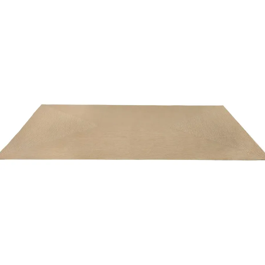 Jute Vloerkleden-tectake ® Gevlochten vloerkleed Vibe van jute, boho-stijl 200 x 290 cm