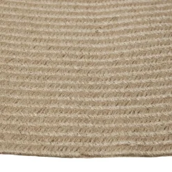 tectake ® Geweven vloerkleed Vibe van jute- en kunststofvezels Ø 160 cm