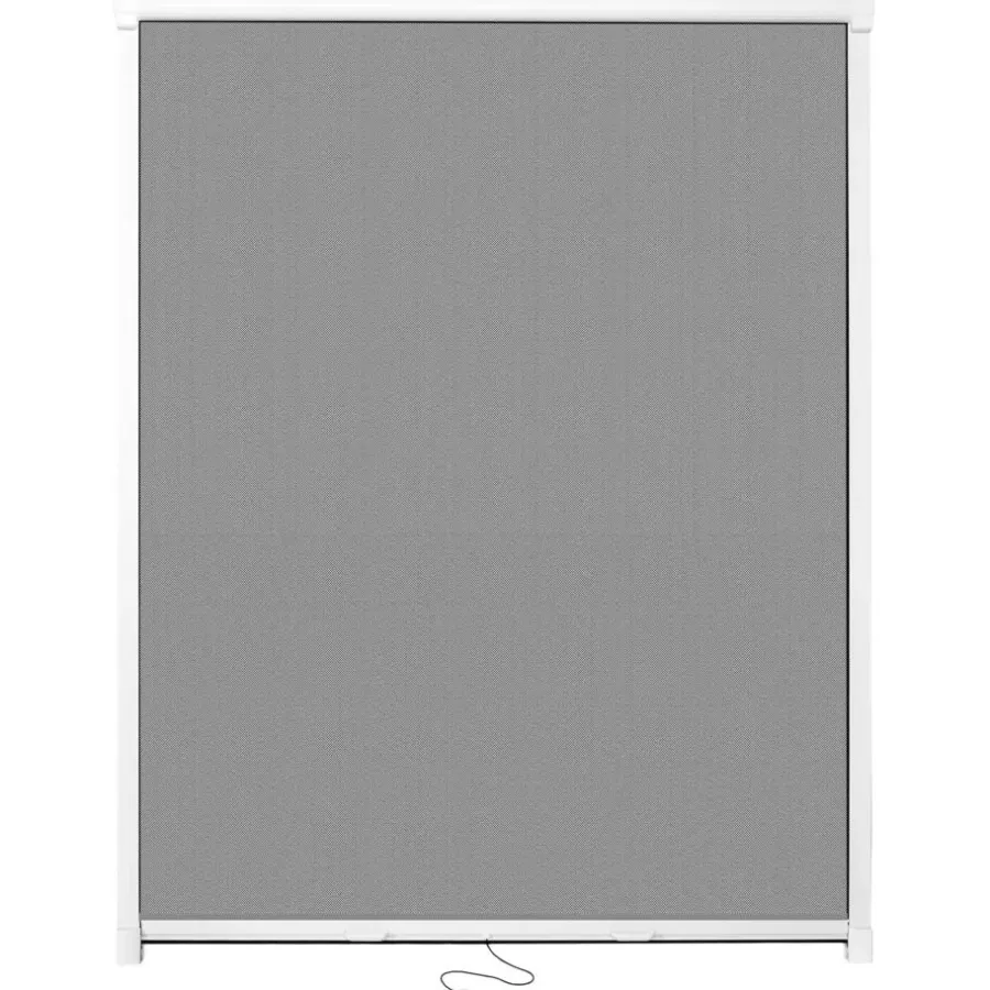 Raam En Deurhorren-tectake Insectenwerend rolgordijn - 90 x 160 cm - Wit